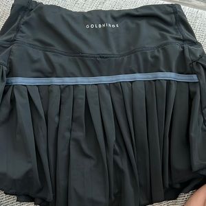 gold hinge tennis skirt